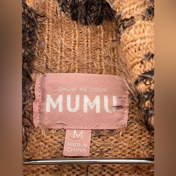 show me your mumu fatima turtleneck in cheetah fever size medium - Picture 7 of 7